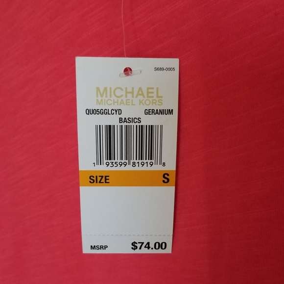 Michael Kors Cotton Tie Sleeves Top - Picture 9 of 10